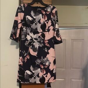 Vince Camuto Bell Sleeves Floral Print Women's Dress